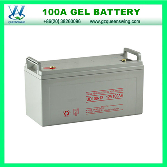 Maintain Free Gel Solar Battery 12V100ah for Solar System
