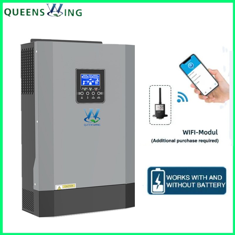 5.5KW 500VDC WiFi Monitoring Solar Inverter with 48V 110A MPPT Controller with Max. 6000W PV array(can work without battery)