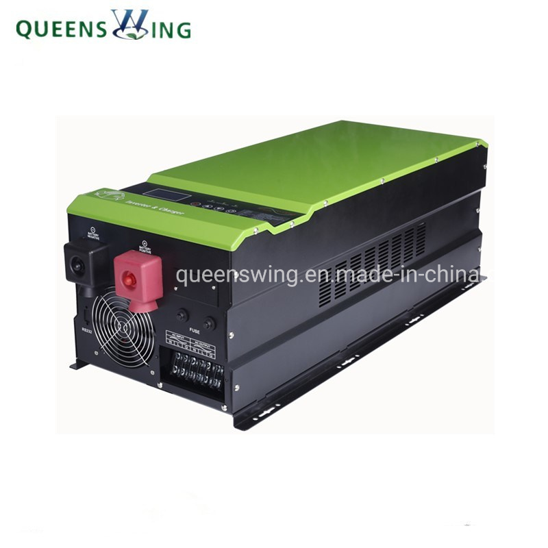 12KVA/10KW 96VDC 220VAC Low Frequency Online UPS with LCD Pure Sine Wave Power Inverter