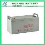 Maintain Free Gel Solar Battery 12V100ah for Solar System